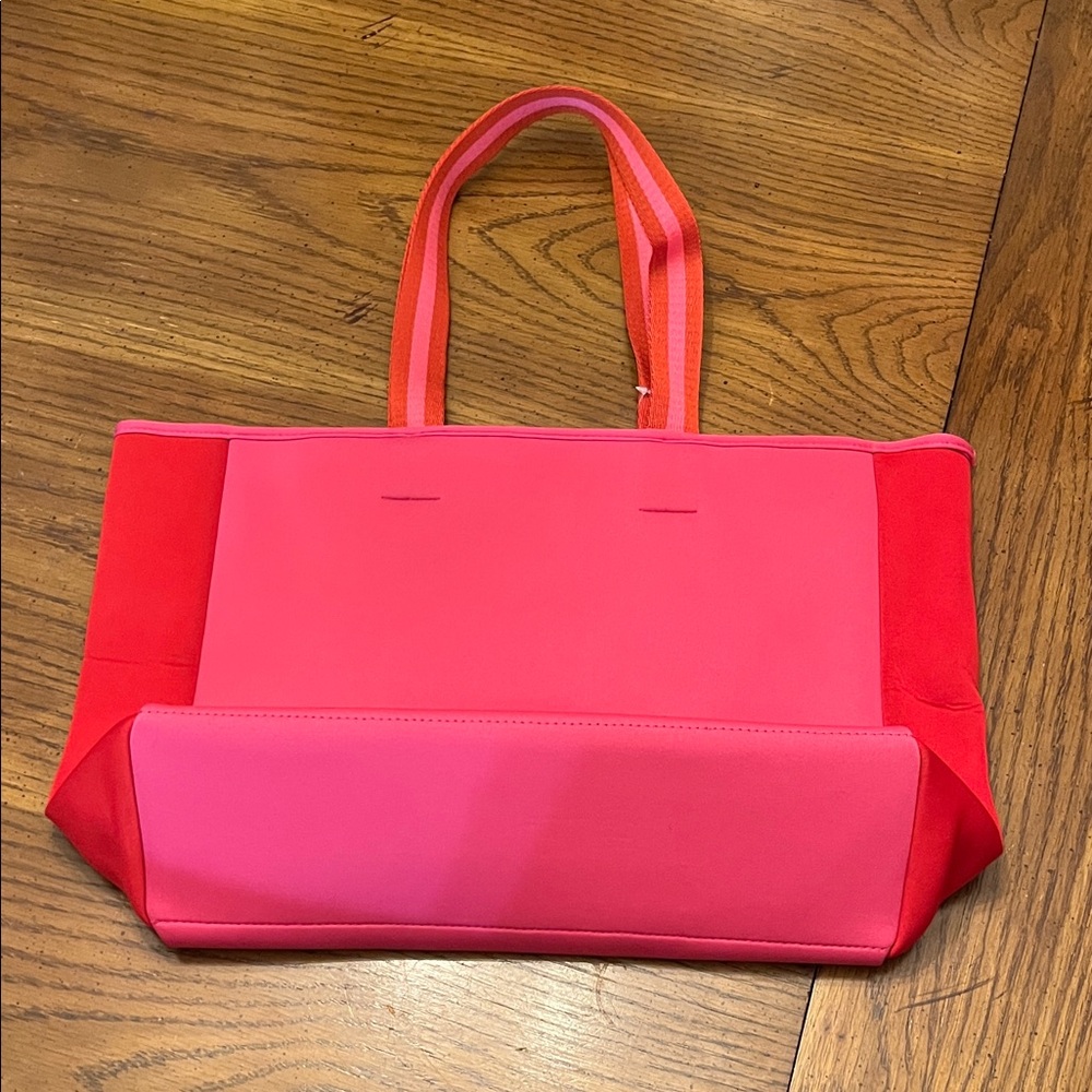 Summmersalt Pink and Red‎ Neoprene Tote Bag, NWT